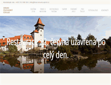 Tablet Screenshot of hrad-cervenyujezd.cz